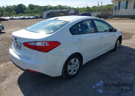 2014 Kia Forte Lx from USA, damaged, VIN KNAFK4A61E5086604